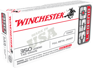 Winchester Ammo USA3501 USA350 Legend 145 gr 2350 fps FMJ20 Bx/10 Cs Winchester Ammo USA3501 USA350 Legend 145 gr 2350 fps FMJ20 Bx/10 Cs