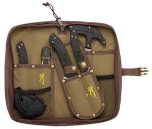 Browning 3220422B Primal 6-Piece Combo8Cr13MoV SS Skinner, Caper, Gut Tool, Bone Saw, Sharpening Tool Black Polymer Over-mold Browning 3220422B Primal 6-Piece Combo8Cr13MoV SS Skinner, Caper, Gut Tool, Bone Saw, Sharpening Tool Black Polymer Over-mold
