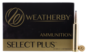 Weatherby Select Plus Ammunition 6.5-300 Weatherby Magnum 130 Grain Swift Scirocco II Polymer Tip 20RD Weatherby Select Plus Ammunition 6.5-300 Weatherby Magnum 130 Grain Swift Scirocco II Polymer Tip 20RD