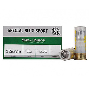 SB 12GA 2 3/4 1OZ SLUG 25/10 SB 12GA 2 3/4 1OZ SLUG 25/10