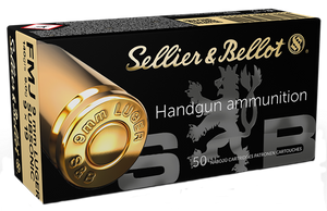 Sellier & Bellot SB9SUBA Handgun Target 9mm Luger Subsonic 140 gr FMJ50rd Bx Sellier & Bellot SB9SUBA Handgun Target 9mm Luger Subsonic 140 gr FMJ50rd Bx