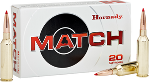 Hornady Match Ammunition 300 Winchester Magnum 195 Grain ELD Match 20RD Hornady Match Ammunition 300 Winchester Magnum 195 Grain ELD Match 20RD