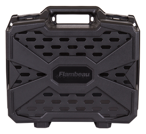 Flambeau 1511DDP Tactical Pistol Case Double Deep 15.25 L x 11.5 in. W x 4.8 in. D Polymer Black in. Flambeau 1511DDP Tactical Pistol Case Double Deep 15.25 L x 11.5 in. W x 4.8 in. D Polymer Black in.