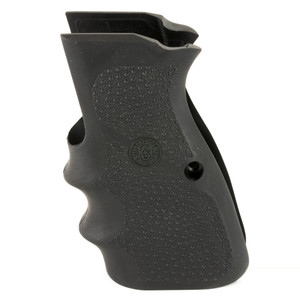 Hogue Wraparound Rubber Grips with Finger Grooves Browning Hi-Power Black Hogue Wraparound Rubber Grips with Finger Grooves Browning Hi-Power Black