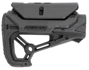 FAB Defense FXGLCORESCP GL-Core S CP Buttstock Adjustable Cheekrest Matte Black Synthetic for AR-Platform FAB Defense FXGLCORESCP GL-Core S CP Buttstock Adjustable Cheekrest Matte Black Synthetic for AR-Platform