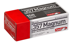Aguila Ammunition 357 Magnum 158 Grain Semi-Jacketed Soft Point Aguila Ammunition 357 Magnum 158 Grain Semi-Jacketed Soft Point