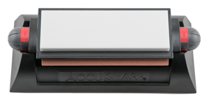 AccuSharp 025C Tri-Stone Deluxe Sharpening System Coarse, Medium, Fine Diamond, Alumina, Ceramic Sharpener Rubber Handle AccuSharp 025C Tri-Stone Deluxe Sharpening System Coarse, Medium, Fine Diamond, Alumina, Ceramic Sharpener Rubber Handle