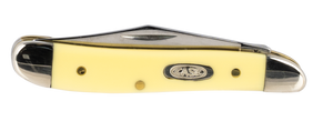 Case 00030 Peanut2.10"/1.53" Folding Clip/Pen Plain Tumble Polish Chrome Vanadium Blade/Smooth Yellow Synthetic Handle Case 00030 Peanut2.10"/1.53" Folding Clip/Pen Plain Tumble Polish Chrome Vanadium Blade/Smooth Yellow Synthetic Handle