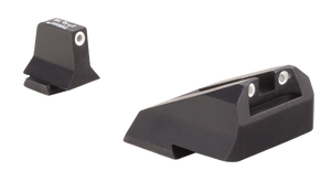 Trijicon Bright & Tough Suppressor Night Sight Set S&W M&P, SD9 VE, SD40 VE Steel Matte 3-Dot Tritium Green with White Outline Trijicon Bright & Tough Suppressor Night Sight Set S&W M&P, SD9 VE, SD40 VE Steel Matte 3-Dot Tritium Green with White Outline