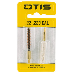 Otis Technology Brush & Mop Combo Pack, For .22-.223 Caliber, Includes 1 Brush & 1 Mop FG-322-MB Otis Technology Brush & Mop Combo Pack, For .22-.223 Caliber, Includes 1 Brush & 1 Mop FG-322-MB