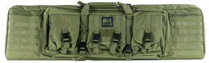 Bulldog BDT4037G BDT Tactical Single Rifle Case made of Nylon with Green Finish, 3 Accessory Pockets, Deluxe Padded Backstraps, Lockable Zippers & Padded Internal Divider 13" H x 37" W x 3" D Internal Dimensions Bulldog BDT4037G BDT Tactical Single Rifle Case made of Nylon with Green Finish, 3 Accessory Pockets, Deluxe Padded Backstraps, Lockable Zippers & Padded Internal Divider 13" H x 37" W x 3" D Internal Dimensions