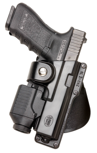 Fobus GLT19 Active Retention Tactical Black Polymer OWB Fits Glock 19/23/32 w/Tactical Light or Laser Right Hand Fobus GLT19 Active Retention Tactical Black Polymer OWB Fits Glock 19/23/32 w/Tactical Light or Laser Right Hand