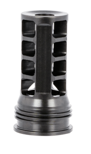 Huxwrx 1598 QD 338 Muzzle Brake Black with 3/4"-24 tpi Threads &2.30" OAL for 338 Cal AR-Platform Huxwrx 1598 QD 338 Muzzle Brake Black with 3/4"-24 tpi Threads &2.30" OAL for 338 Cal AR-Platform