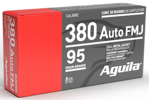 Aguila 380acp 95gr Fmj 50/1000 Aguila 380acp 95gr Fmj 50/1000