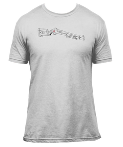 Magpul MAG1278-041-S SGA BlueprintStone Gray Heather Cotton/Polyester Short Sleeve Small Magpul MAG1278-041-S SGA BlueprintStone Gray Heather Cotton/Polyester Short Sleeve Small