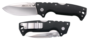 Cold Steel CSFLAD10 AD-103.5" Folding Drop Point Plain Stonewashed S35VN SS Blade/Black GFN Handle Includes Belt Clip Cold Steel CSFLAD10 AD-103.5" Folding Drop Point Plain Stonewashed S35VN SS Blade/Black GFN Handle Includes Belt Clip