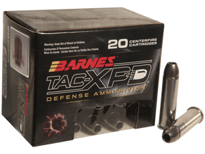 Barnes TAC-XPD Ammunition 357 Magnum 125 Grain TAC-XP Hollow Point Lead-Free 20RD Barnes TAC-XPD Ammunition 357 Magnum 125 Grain TAC-XP Hollow Point Lead-Free 20RD