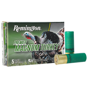 Remington Ammunition 26805 Premier Magnum Turkey 12 Gauge 3" 2 oz 5 Shot 5 Per Box/ 20 Cs Remington Ammunition 26805 Premier Magnum Turkey 12 Gauge 3" 2 oz 5 Shot 5 Per Box/ 20 Cs