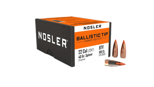 Nosler 39510 Ballistic Tip Varmint .22 Cal .224 40 gr Spitzer Point 100 Per Box Nosler 39510 Ballistic Tip Varmint .22 Cal .224 40 gr Spitzer Point 100 Per Box