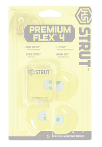 HS Strut STR05930 Premium Flex 4 Diaphragm Call Attracts Turkey Species Yellow Contains 4 Calls HS Strut STR05930 Premium Flex 4 Diaphragm Call Attracts Turkey Species Yellow Contains 4 Calls