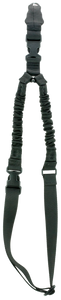 Aim Sports AOPS01B One Point Sling made of Black Elastic Webbing with 26" OAL, 1.25" W & Bungee Design for Rifles Aim Sports AOPS01B One Point Sling made of Black Elastic Webbing with 26" OAL, 1.25" W & Bungee Design for Rifles