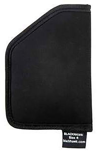 Blackhawk 40TP03BK TecGripPocket Size 03 Black Laminate Fits Kel-Tec 380/Taurus 380/Bersa Thunder Fits 2" Barrel Ambidextrous