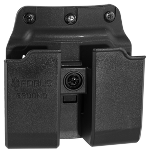 Fobus Evolution Belt Double Magazine Pouch Ambidextrous Double Stack Glock, H&K USP 40 S&W, 9mm Polymer Black Fobus Evolution Belt Double Magazine Pouch Ambidextrous Double Stack Glock, H&K USP 40 S&W, 9mm Polymer Black