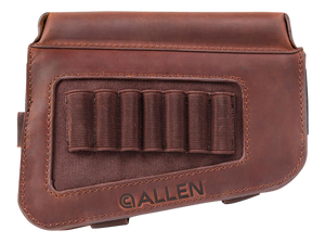 Allen 8519 Westcliff Buttstock Cartridge Carrier 7rd Leather Rifle Buttstock Mount Features Raised Cheek Piece Allen 8519 Westcliff Buttstock Cartridge Carrier 7rd Leather Rifle Buttstock Mount Features Raised Cheek Piece