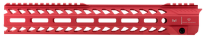 Strike STRIKERAIL Strike RailAR-15 Red Aluminum 13.50" M-LOK Strike STRIKERAIL Strike RailAR-15 Red Aluminum 13.50" M-LOK