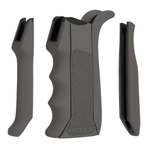 Hogue 13042 Modular OvermoldedGray Rubber Pistol Grip with Finger Grooves Fits AR-15/M16 Hogue 13042 Modular OvermoldedGray Rubber Pistol Grip with Finger Grooves Fits AR-15/M16
