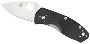 Spyderco C148GP Ambitious2.25" Folding Drop Point Plain 8Cr13MoV SS Blade Black G10 Handle Includes Pocket Clip Spyderco C148GP Ambitious2.25" Folding Drop Point Plain 8Cr13MoV SS Blade Black G10 Handle Includes Pocket Clip