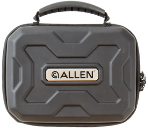 Allen 827 EXO Handgun Case made of Polymer with Black Finish, Molded Carry Handle, Egg Crate Foam & Lockable Zippers 7" x 5.25" Allen 827 EXO Handgun Case made of Polymer with Black Finish, Molded Carry Handle, Egg Crate Foam & Lockable Zippers 7" x 5.25"
