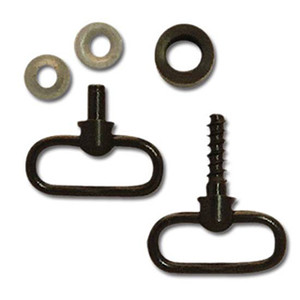GrovTec Non-Detachable Swivel Set Most Pump and Auto Shotguns Fore End Magazine Cap Swivel, Rear Screw Swivel Stud 1" Steel Black GrovTec Non-Detachable Swivel Set Most Pump and Auto Shotguns Fore End Magazine Cap Swivel, Rear Screw Swivel Stud 1" Steel Black
