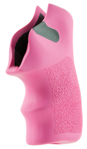Hogue 78027 TamerCushion Pink Rubber Grip with Finger Grooves for Ruger LCR, LCRx Hogue 78027 TamerCushion Pink Rubber Grip with Finger Grooves for Ruger LCR, LCRx