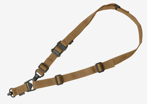 Magpul MAG515-COY MS3 Single QD Sling GEN2 made of Nylon Webbing with Coyote Finish, Adjustable One-Two Point Design & QD Swivel for Rifles Magpul MAG515-COY MS3 Single QD Sling GEN2 made of Nylon Webbing with Coyote Finish, Adjustable One-Two Point Design & QD Swivel for Rifles