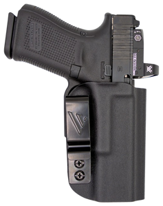 Versacarry OBE111G19 Obsidian Essential IWB Black Polymer Belt Clip Fits Glock 19 Ambidextrous Versacarry OBE111G19 Obsidian Essential IWB Black Polymer Belt Clip Fits Glock 19 Ambidextrous