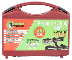 Predator Tactics 97526 Coyote Reaper Rifle Edition For Rifle Red/Green/White LED Light 500 yds Beam QR Weaver/Picatinny Mount Matte Black Predator Tactics 97526 Coyote Reaper Rifle Edition For Rifle Red/Green/White LED Light 500 yds Beam QR Weaver/Picatinny Mount Matte Black