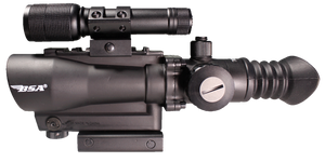 BSA Tactical Weapon 30mm Red Dot Sight Matte, 5 MOA Red Dot, w/ Integrated 650nm Red Laser & Flashl BSA Tactical Weapon 30mm Red Dot Sight Matte, 5 MOA Red Dot, w/ Integrated 650nm Red Laser & Flashl