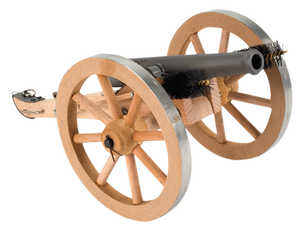 Traditions Mini Napoleon III Black Powder Cannon 50 Caliber 7.25" Nickel Plated Barrel Hardwood Carriage Traditions Mini Napoleon III Black Powder Cannon 50 Caliber 7.25" Nickel Plated Barrel Hardwood Carriage