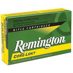 Remington Core-Lokt Ammunition 270 Winchester Short Magnum (WSM) 130 Grain Core-Lokt Pointed Soft Point 20RD Remington Core-Lokt Ammunition 270 Winchester Short Magnum (WSM) 130 Grain Core-Lokt Pointed Soft Point 20RD