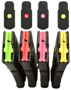 Hexmag HXID4ARYEL HexIDmade of Polymer with Yellow Finish for Hexmag AR-15 Magazines 4 Per Pack Hexmag HXID4ARYEL HexIDmade of Polymer with Yellow Finish for Hexmag AR-15 Magazines 4 Per Pack