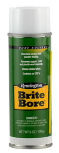 Remington Accessories 18394 Brite BoreRemoves Carbon, Powder, Lead, Plastic Fouling 6 oz Aerosol Remington Accessories 18394 Brite BoreRemoves Carbon, Powder, Lead, Plastic Fouling 6 oz Aerosol