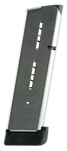 Wilson Combat Magazine 47 Series with Extended Base Pad 1911 Government, Commander 45 ACP 8-Round Stainless Steel Wilson Combat Magazine 47 Series with Extended Base Pad 1911 Government, Commander 45 ACP 8-Round Stainless Steel