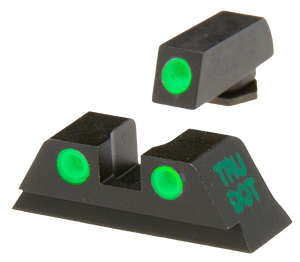 Meprolight Tru-Dot Sight Set Glock 42, 43, 43X, 48 Steel Blue Tritium Green