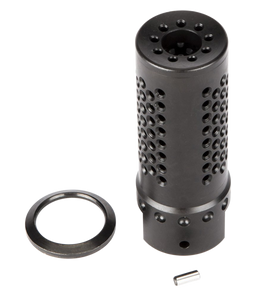 Spikes Tactical SBV1019 Dynacomp Extreme Muzzle Brake Black Nitride 416R Stainless Steel with 5/8"-24 tpi Threads & 2.25" OAL for 308 Win Spikes Tactical SBV1019 Dynacomp Extreme Muzzle Brake Black Nitride 416R Stainless Steel with 5/8"-24 tpi Threads & 2.25" OAL for 308 Win
