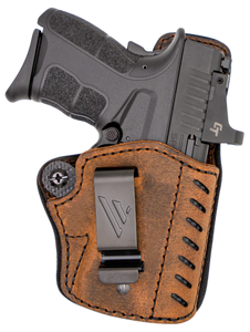 Versacarry CFD2111 Comfort Flex Deluxe IWB Size 01 Leather Belt Clip Right Hand Versacarry CFD2111 Comfort Flex Deluxe IWB Size 01 Leather Belt Clip Right Hand
