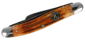 Remington Accessories 15643 Backwoods Stockman Folding Stonewashed Carbon Steel Blade Coffee Brown w/Remington Medallion Bone Handle Remington Accessories 15643 Backwoods Stockman Folding Stonewashed Carbon Steel Blade Coffee Brown w/Remington Medallion Bone Handle