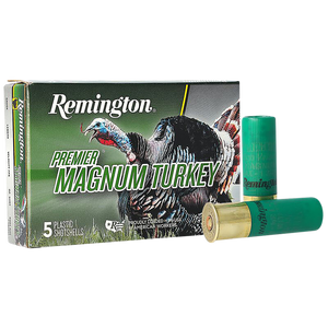 Remington Ammunition 26833 Premier Magnum Turkey 12 Gauge 3.50" 2 1/4 oz 4 Shot 5 Per Box/ 20 Cs Remington Ammunition 26833 Premier Magnum Turkey 12 Gauge 3.50" 2 1/4 oz 4 Shot 5 Per Box/ 20 Cs