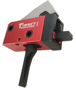Timney Triggers 682ST PCC TriggerTwo-Stage Straight Trigger with 2 lbs Draw Weight & Black/Red Finish for AR-Platform Timney Triggers 682ST PCC TriggerTwo-Stage Straight Trigger with 2 lbs Draw Weight & Black/Red Finish for AR-Platform
