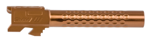 ZEV Technologies BBL17OPTBRZ Optimized Match Replacement Barrel 9mm Luger 4.49" Bronze PVD Finish 416R Stainless Steel Material with Dimples for Glock 17 Gen1-4 ZEV Technologies BBL17OPTBRZ Optimized Match Replacement Barrel 9mm Luger 4.49" Bronze PVD Finish 416R Stainless Steel Material with Dimples for Glock 17 Gen1-4